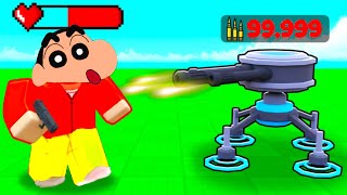 City Defense Tycoon Roblox with SHINCHAN and CHOP  NOOB vs PRO vs HACKER [upl. by Leggat]