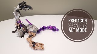 All Predacon Fossilizer Combiner Alt Mode [upl. by Leanor296]