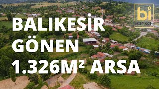 GÖNEN ŞAROLUK KÖYÜNDE 1326 m² KONUT İMARLI ARSA [upl. by Nhguav]