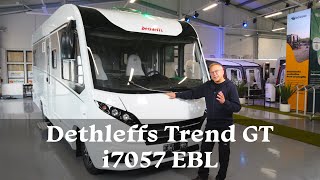 Dethleffs Trend i7057 EBL Caravan Koeajo [upl. by Reham]