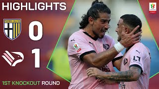 PARMAPALERMO 01  HIGHLIGHTS  Insigne sends Rosanero through  Coppa Italia Frecciarossa 202425 [upl. by Fanestil198]