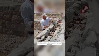 Stone Wall Artistry in Syria 🧱 MasterMason 🔨 [upl. by Kroy]