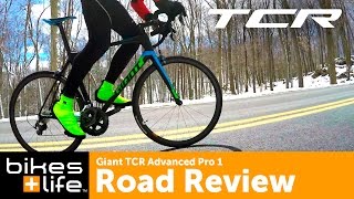 Giant TCR Advanced Pro 1 Road Bike Review [upl. by Hanae823]