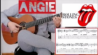 ANGIE  Fingerstyle Classical Guitar Cover [upl. by Lacie]