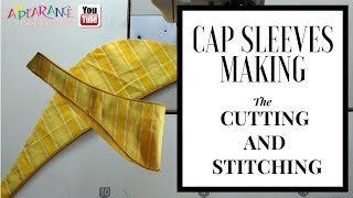 Cap Sleeves Cutting And Stitching✅ Short Sleeves Cutting And Stitching Easy Method Stitching Trick [upl. by Maria97]