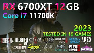 RX 6700 XT 12GB  Core i7 11700K  Test in 17 Games [upl. by Ralf]