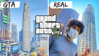 VISITANDO LUGARES DO GTA NA VIDA REAL  Los Angeles  EUA [upl. by Nnylylloh145]