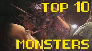 Top 10 Scariest Monsters In Gaming [upl. by Carlye387]