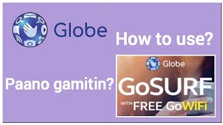 HOW TO USE THE GOSURF FREE WIFI  Watch this [upl. by Swain975]