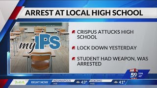 17yearold arrested after bringing gun to Crispus Attucks High School [upl. by Coffeng396]