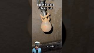 Very flexible rubber toy art diy clay doll handmade shorts artist animation [upl. by Duster]