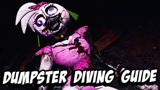 Dumpster Diving Mission Guide decommission Chica  FNAF Security Breach Walkthrough Part 10 [upl. by Ainoval568]