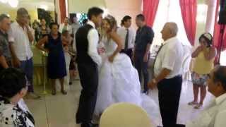 TARANTELLA CALABRESE  VALENTINA amp WILLIAMS WEDDING  CARERI CALABRIA ITALY 25 JULY 2013 [upl. by Lucania]