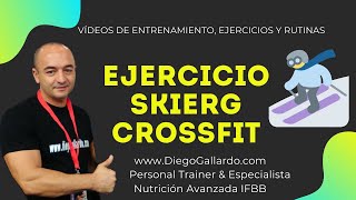 Ejercicio SkiErg Concept 2  Crossfit [upl. by Aleetha141]