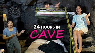 LIVING IN CAVE for 24 Hrs  Family Travel Vlog  Aayu and Pihu Show [upl. by Pimbley682]