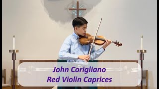 John Corigliano Red Violin Caprices  Joshua Lee 15 [upl. by Anderson]