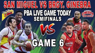 BRGY GINEBRA vs SAN MIGUEL BEERMEN Game 6 Semifinals  PBA Live Full Game Today  NBA 2k24 [upl. by Carrissa]