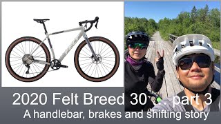 2020 Felt Breed 30 a handlebar brakes and shifting story  part 3 felt [upl. by Sherourd]