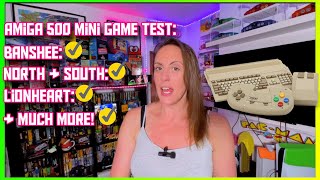 Amiga 500 Mini Testing NEW Games that you suggested [upl. by Enirahtak909]