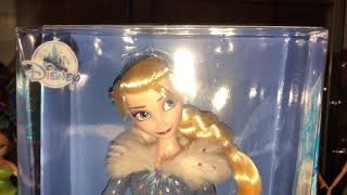 Disney Store Elsa Singing Doll Olaf’s frozen adventure Review [upl. by Noxaj]