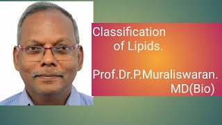 Classification of Lipids Muralis Simplified Biochemistry [upl. by Ahsatan]