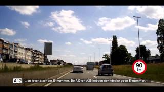 A12 België Zandvliet  Antwerpen  Brussel [upl. by Rolland193]