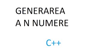 C Generarea a primelor N numere prime Prime numbers [upl. by Gainer]