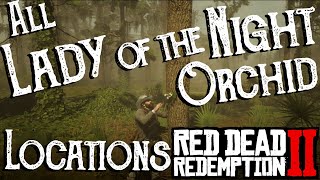 Red Dead Redemption 2  All 20 Lady of the Night Orchid Locations Duchesses and Other Animals RDR2 [upl. by Erreit]