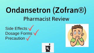 Ondansetron Zofran®  Ondansetron Side Effects Uses Precaution [upl. by Bevus]