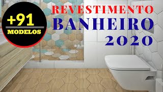 10 Tendências de Revestimentos Modernos para Banheiro 2020 [upl. by Ojyram]