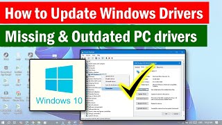 Update Windows PC drivers  How to Update All Windows 10 amp 11 Drivers Easily [upl. by Mir719]