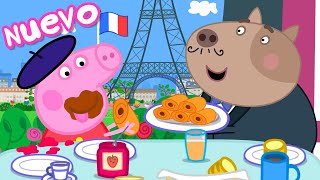 Los Cuentos de Peppa la Cerdita  Desayuno en París  NUEVOS Episodios de Peppa Pig [upl. by Rramo]