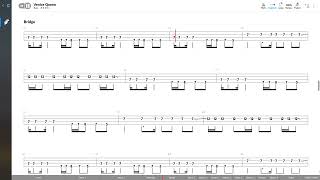 Red Hot Chili Peppers  Venice Queen BASS TAB PLAY ALONG [upl. by Marvin]