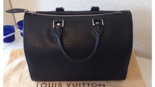 Louis Vuitton Speedy 25 in Epi [upl. by Lolande]