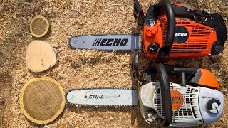 Stihl ms201T vs Echo CS362 TES  Top handle Chainsaw Comparison [upl. by Daryn]