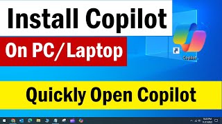 How to Download Microsoft Copilot  Copilot for PC  How To Download Copilot Windows 10  Copilot [upl. by Pomfrey427]