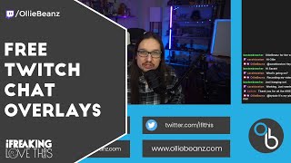 FREE Just Chatting Screen  Twitch Chat Overlay  Free Download  And How to Use Them [upl. by Lebazej]