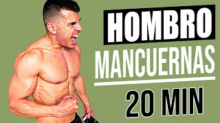 Rutina de HOMBRO con MANCUERNAS En Casa para GANAR MASA MUSCULAR y FUERZA 💪 HOMBROS con PESAS [upl. by Assiralk]