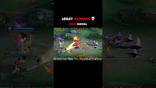 Lesley Rampage 💀 lesley mobilelegends mlbb viral [upl. by Bekki]