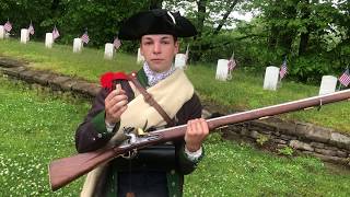 Colonial Classroom Loading and Firing a Musket [upl. by Stets]