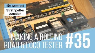 35 Making a Model Loco Test Board with Rolling Road DCC Decoder Tester LokProgrammer amp SPROG [upl. by Nnaxor]