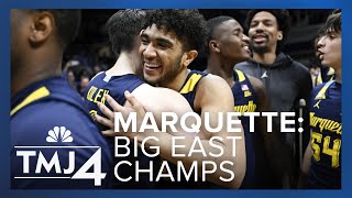 Marquette basketball wins first outright conference championship in 20 years [upl. by Aimek]