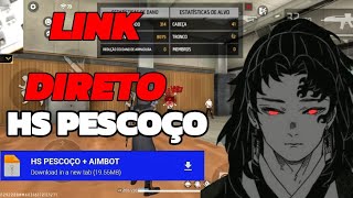 HS PESCOÇO  AIMBOT XIT 100 HS NA PASTA DATA ATUALIZADO LINK DIRETO ✅️ HS FREEFIRE [upl. by Brill]