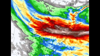 Situação dramática a Caminho Início das chuvas e temporais no RS⛈️🌧😱🌬 [upl. by Ekoorb]