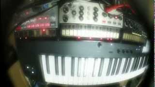 KORG Volca Bass amp Keys  Slow tempo Duo [upl. by Helbonnas550]