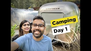 Camping in an Airstream  RV tour  Russian River California  Indian Vlogger  Travel Vlog [upl. by Udelle]