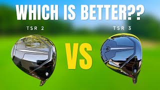 TSR 2 VS TSR3  Titleist 2023 Driver Review [upl. by Yaja369]