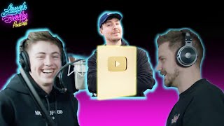 Winning 1 Million Subscribers From MrBeast  Podcast Ep 8 [upl. by Drofxer37]