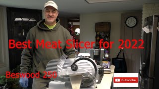 Best meat slicer for 2022 Beswood 250 240W meat slicer [upl. by Sorips]