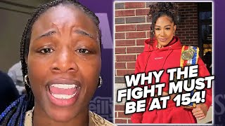 Claressa Shields TELLS Alycia Baumgardner quotCOME TO 154 amp GET A WHOOPEDquot [upl. by Raf]